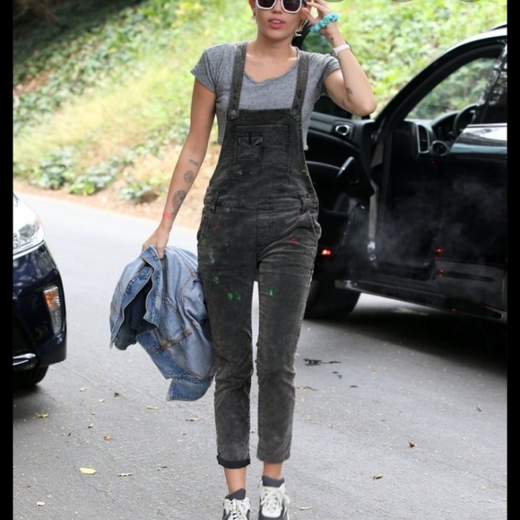 Free People "Through the Woods" Corduroy Overalls - Picture 1 of 9